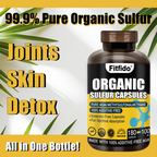 MSM 1000mg – Organic Sulfur | Joint Health, Skin, Hair & Nails | Non-GMO, Gluten-Free | 180 Capsules