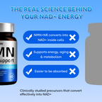NMN 250mg – 5-in-1 NAD+ Complex | Resveratrol, TMG & CoQ10 | Anti-Aging Support | 60 Capsules